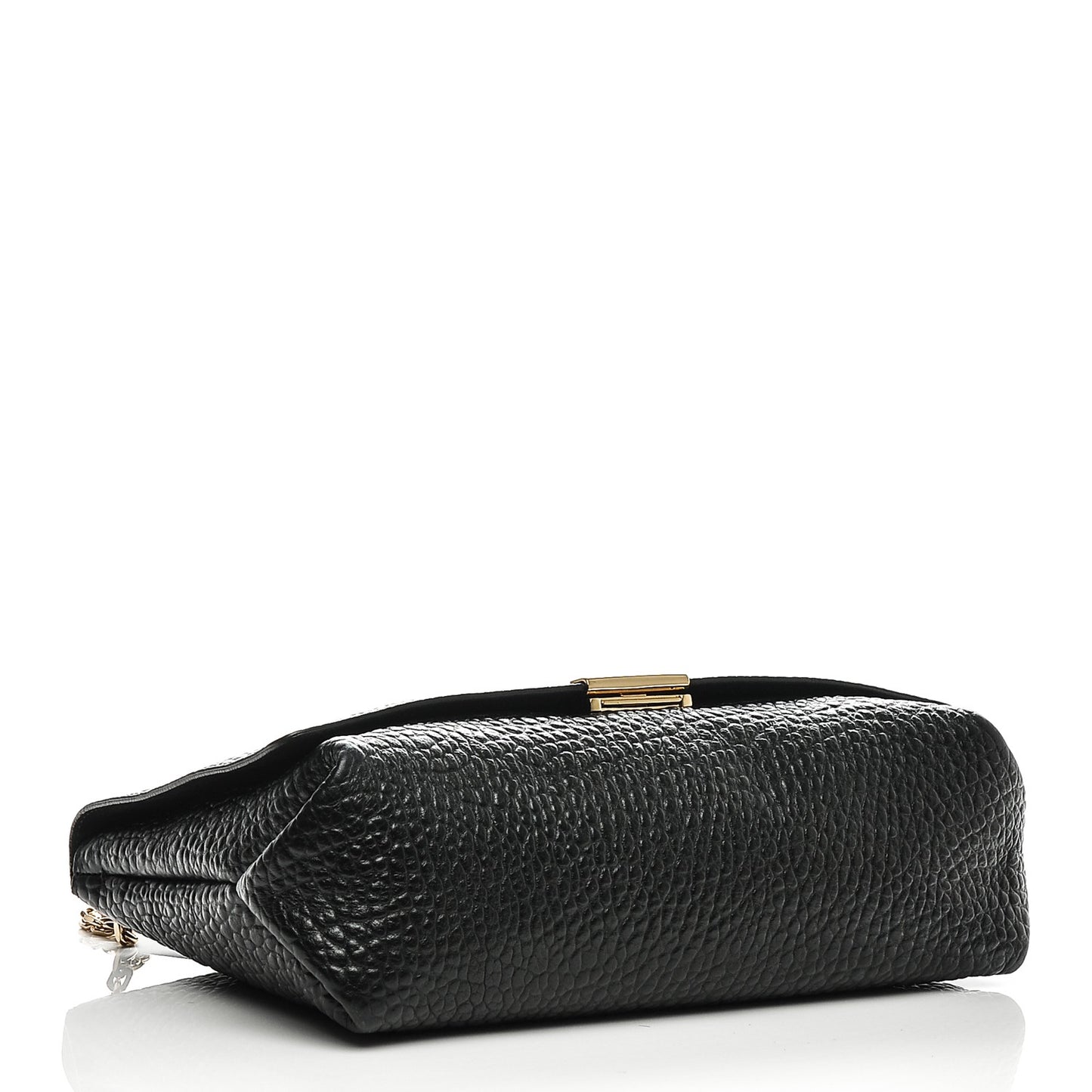 Signature Grain Large Mildenhall Shoulder Bag Black