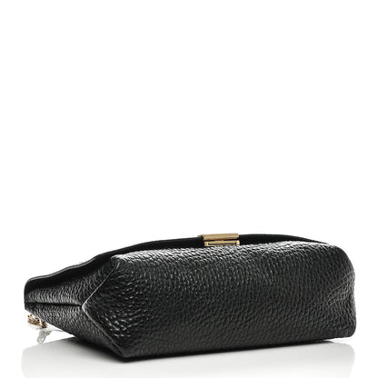 Burberry Signature Grain Large Mildenhall Shoulder Bag Black 4 of 7