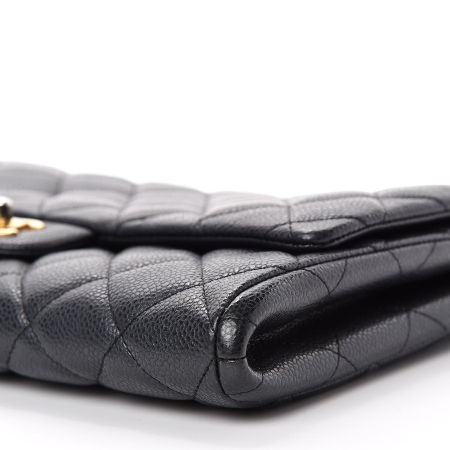 Chanel Caviar Quilted Clutch With Chain Flap Black 7 of 11