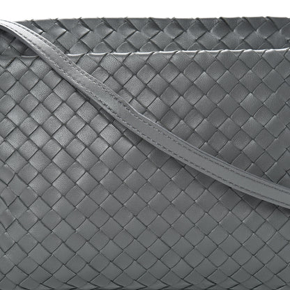 Bottega Veneta Nappa Intrecciato Small Camera Bag New Light Grey 7 of 13