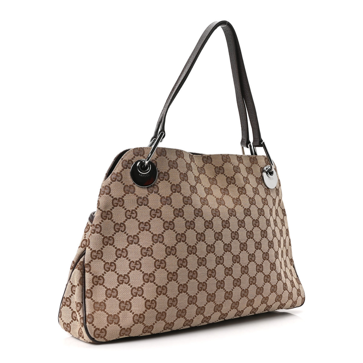 Gucci Monogram Medium Eclipse Shoulder Bag Dark Brown 3 of 10