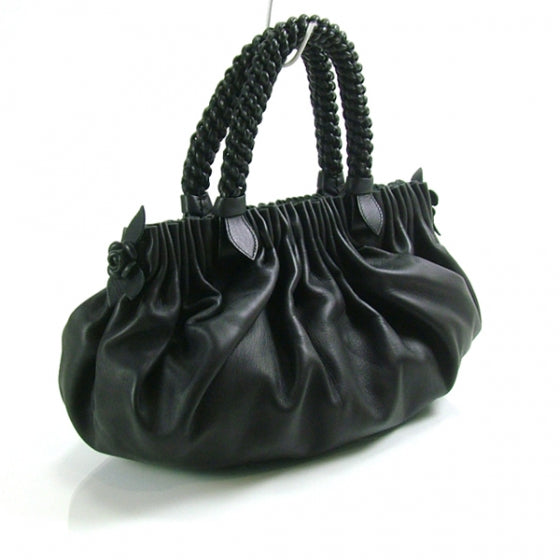 Ruched Jardin Black Nero
