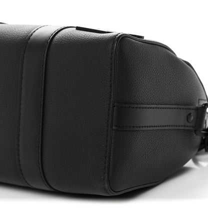 Louis Vuitton Grained Calfskin Aerogram City Keepall Black 9 of 10