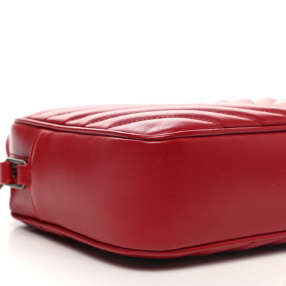 Saint Laurent Calfskin Matelasse Monogram Lou Camera Bag Rouge Eros 8 of 9