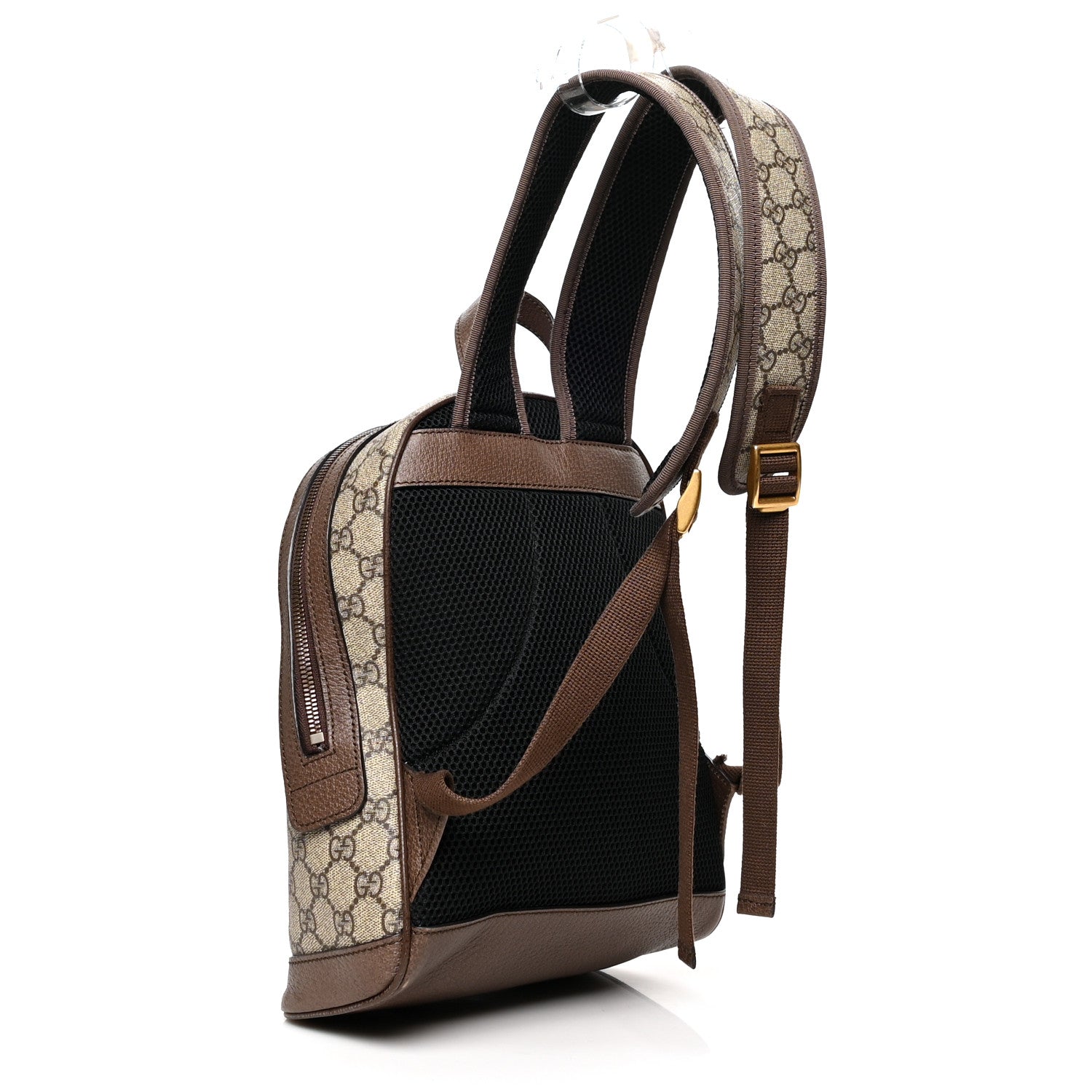 Gucci X DISNEY GG Supreme Monogram Web Three Little Pigs Ophidia Dome Backpack Beige New Acero 3 of 10