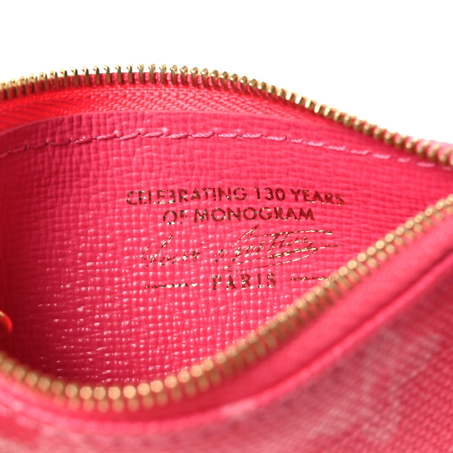 Louis Vuitton Monogram Origine Key Pouch Rose Ruban 6 of 8