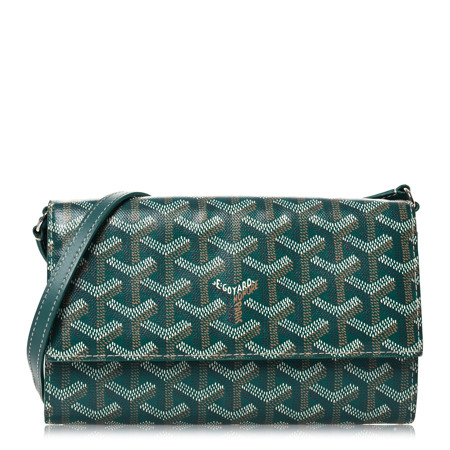 Goyard Goyardine Varenne Continental Wallet Green 1 of 14