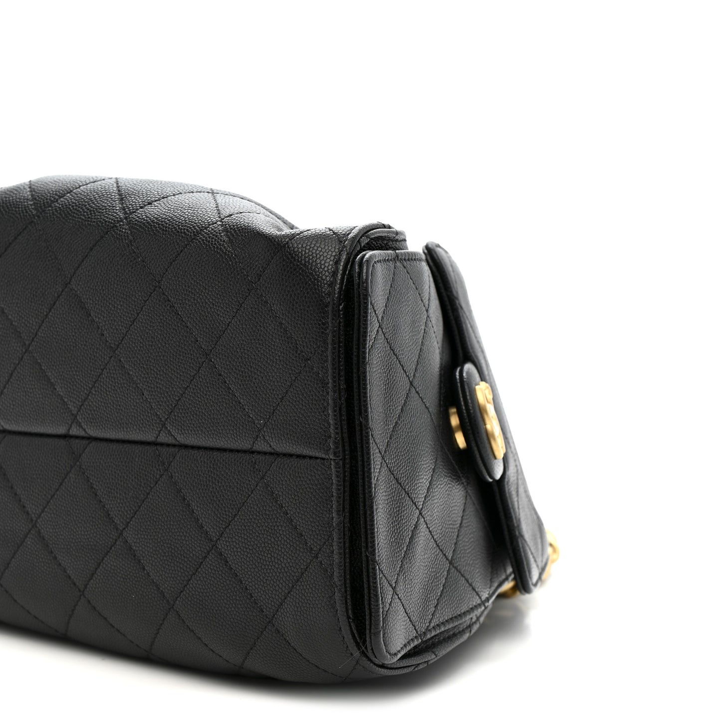 Caviar Quilted Small Chanel 25 Handbag Black