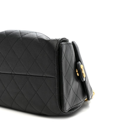 Chanel Caviar Quilted Small Chanel 25 Handbag Black 10 of 10