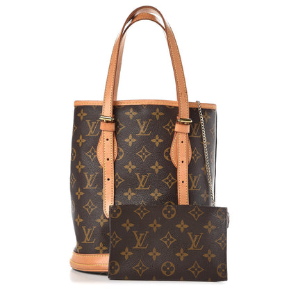 Louis Vuitton Monogram Petit Bucket 23 1 of 13