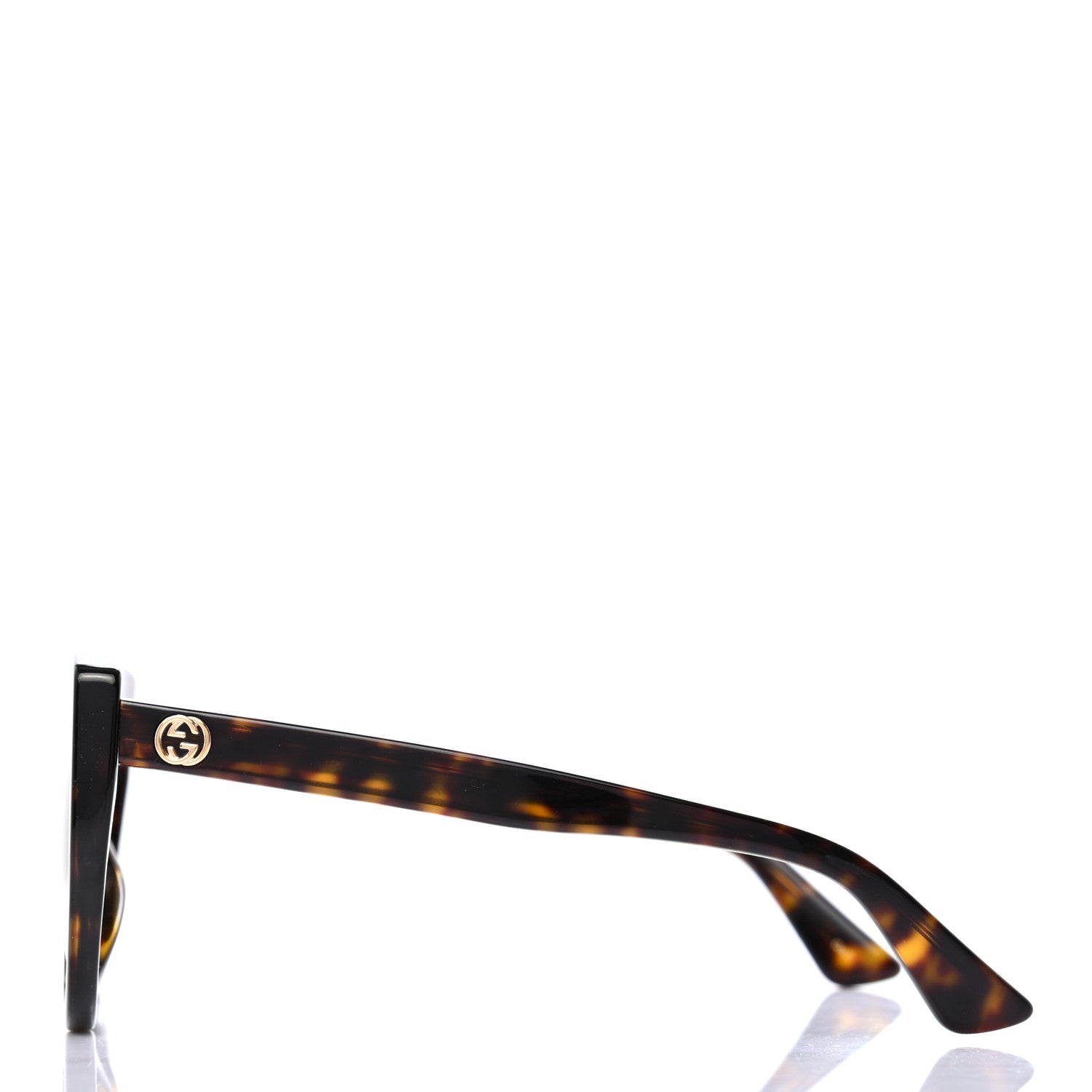 Gucci Acetate Cat Eye Sunglasses GG0325S Tortoise 3 of 7