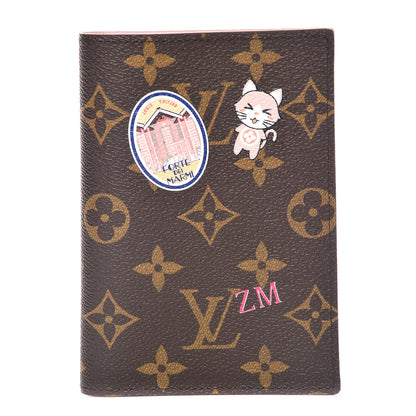 Louis Vuitton Monogram My LV World Tour Passport Cover Rose Ballerine 1 of 11