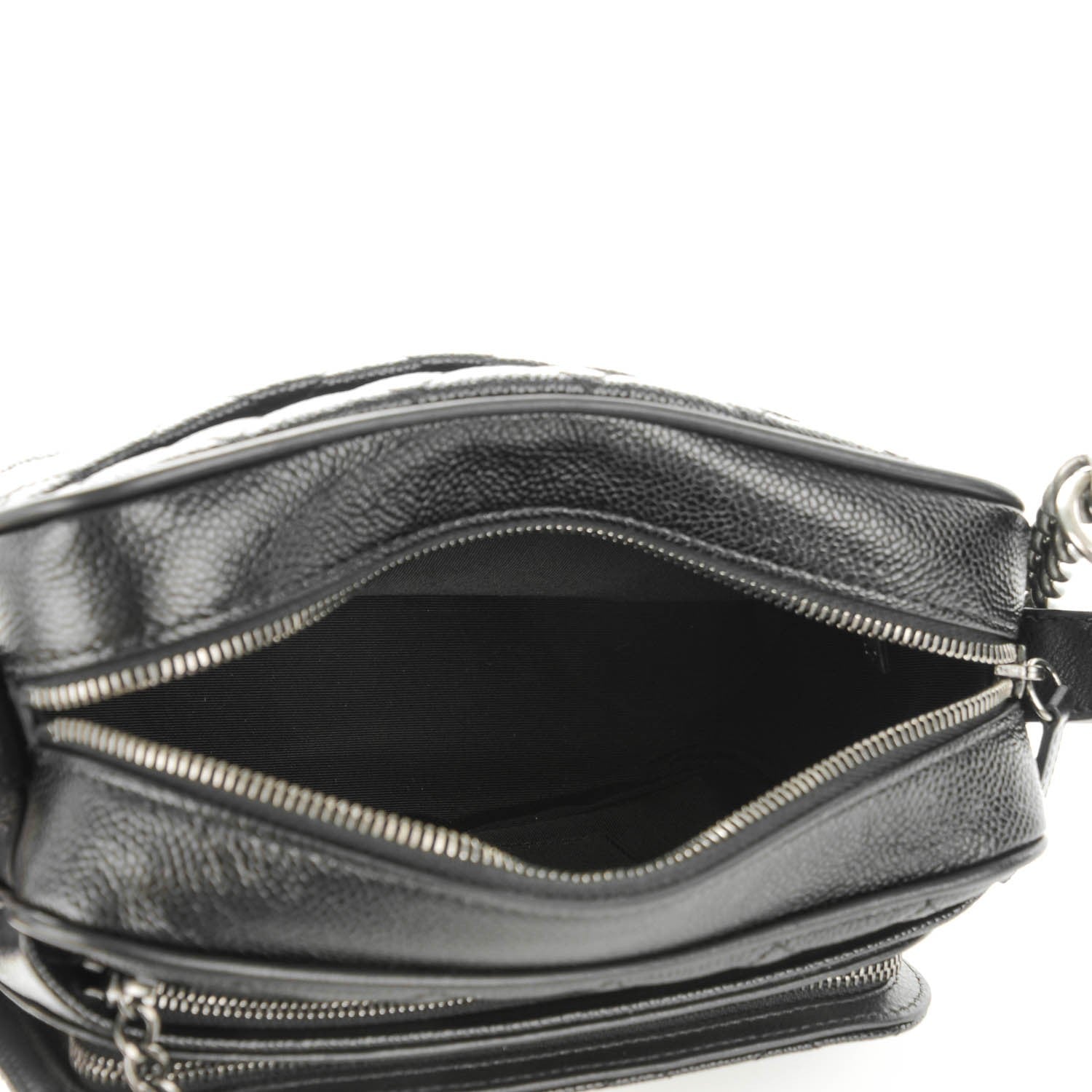 Chanel Caviar Quilted Medium Business Trip Camera Case Black 5 of 7