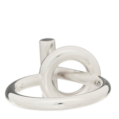 Hermes Sterling Silver GM Echappee Ring 58 8.5 4 of 6
