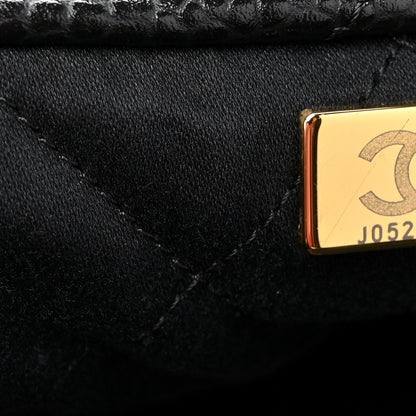 Chanel Shiny Caviar Quilted Chanel 22 Black 6 of 12