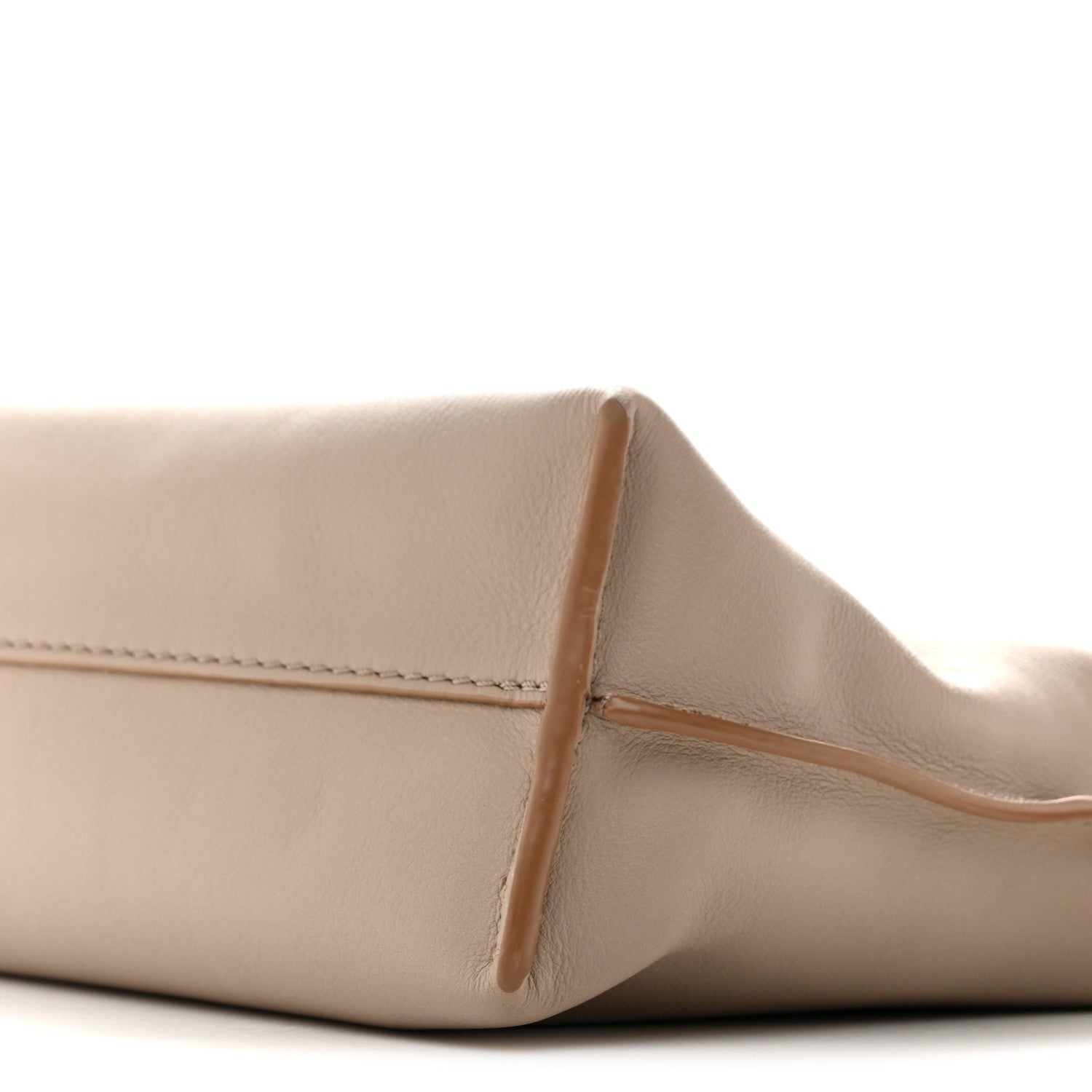 Loewe Calfskin Mini Flamenco Knot Clutch Sand 10 of 10
