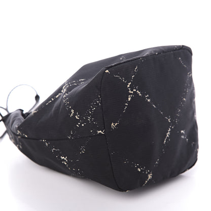Chanel Nylon Travel Drawstring Bag Black 6 of 9