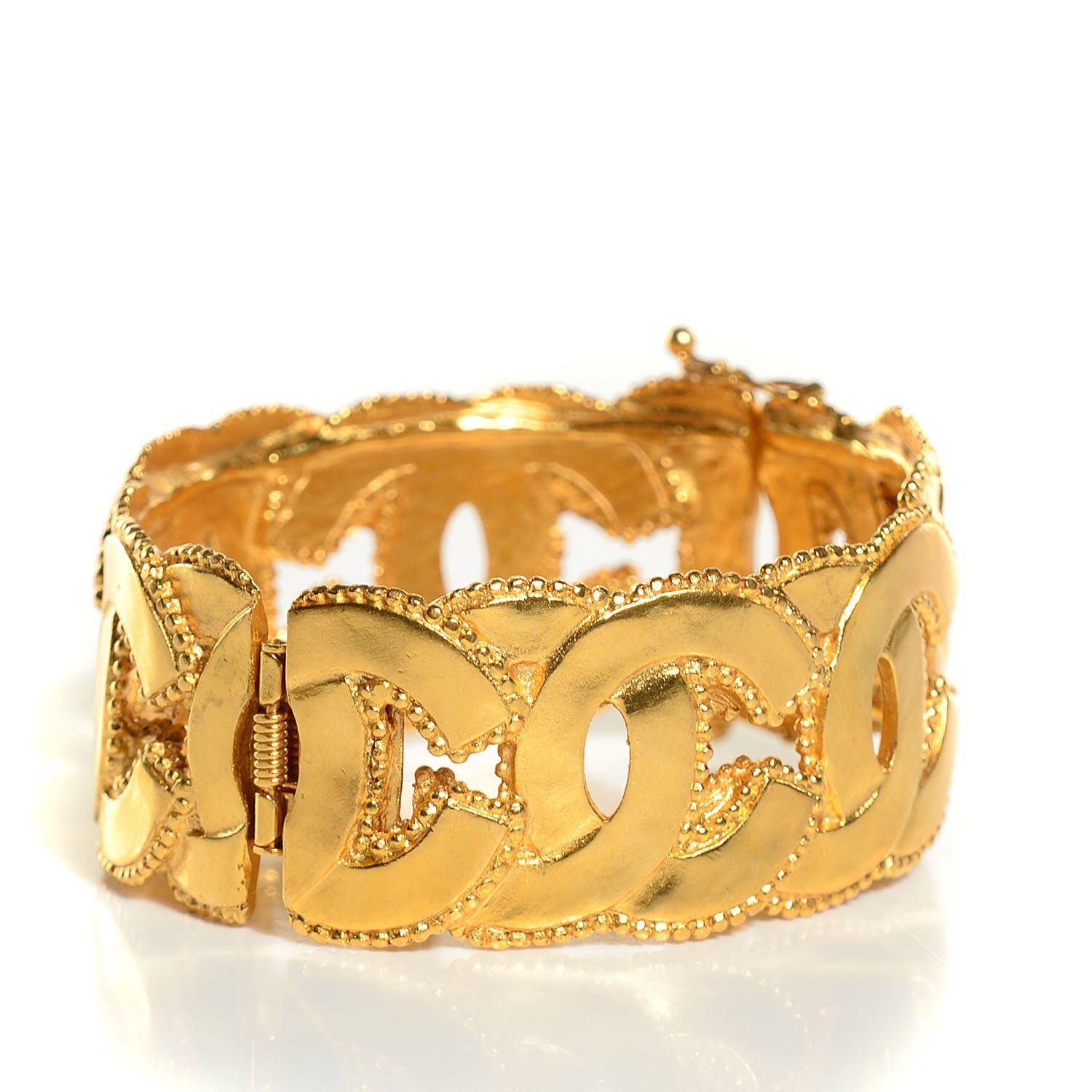 Chanel CC Bracelet Gold 3 of 5