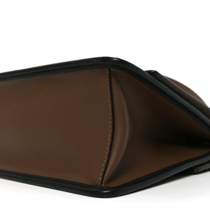 Fendi Vitello Century F is Fendi Bi-Color FF 1974 Embossed Kan I Shoulder Bag Maya Black 10 of 10