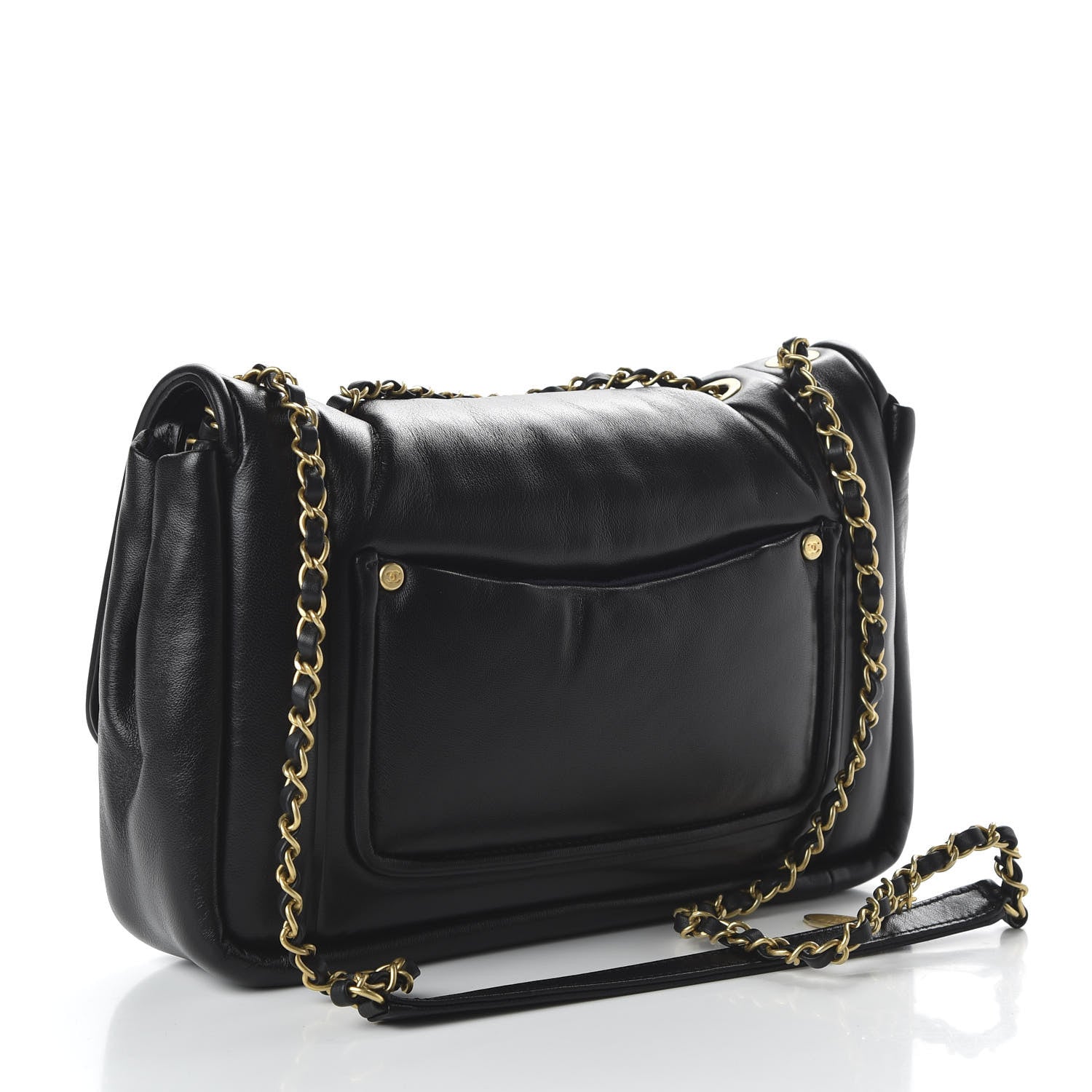 Chanel Lambskin Medium Simply Flap Black 2 of 9