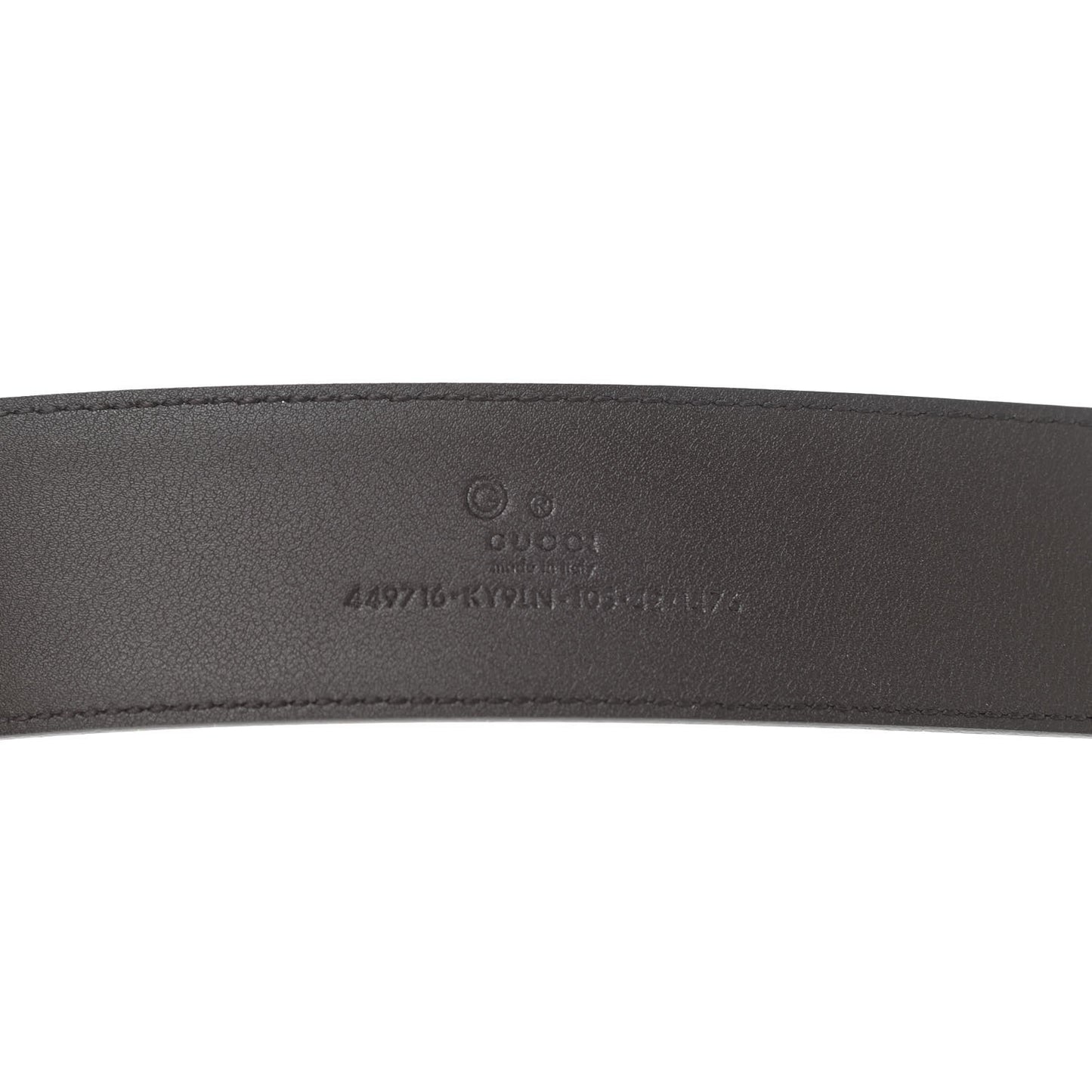 Monogram Dollar Calfskin 40mm Belt 105 42 Beige Ebony Testa di Moro