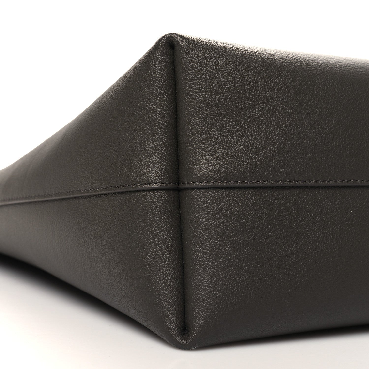 Saint Laurent SAINT LAURENT Calfskin Large Shopping Tote Pebble 11 of 13