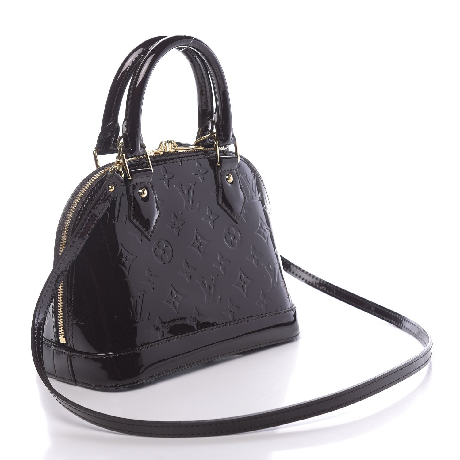 Louis Vuitton Vernis Alma BB Amarante 3 of 10