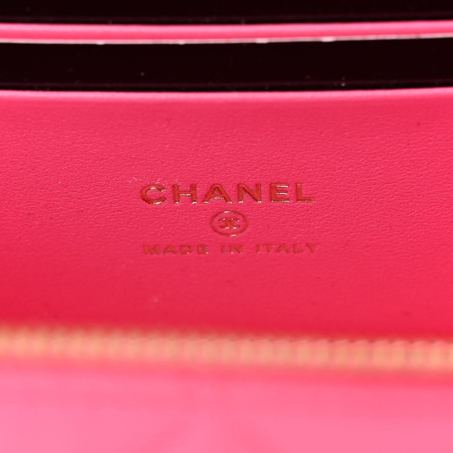 Chanel Lambskin Enamel Quilted Small Coco Hearts Vanity Case With Chain Pink 6 of 10