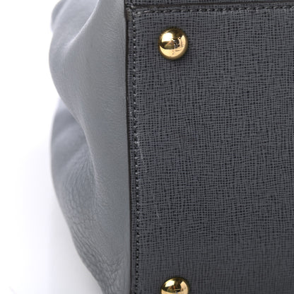 Fendi Vitello Elite Flamingo Regular 2Jours Tote Grigio Grigio Chiaro 5 of 6