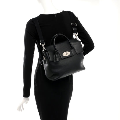 Mulberry Natural Leather Cara Delevingne Convertible Satchel Black 2 of 13