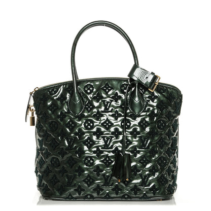 Louis Vuitton Patent Lambskin Fascination Lockit Vert Fonce 1 of 7