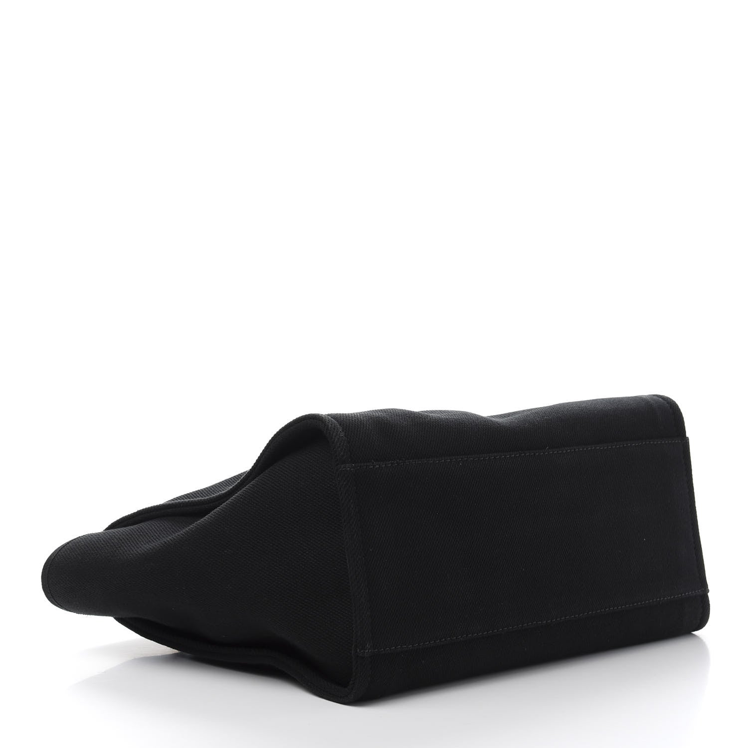 Chanel Canvas Pearl Medium Deauville Tote Black 4 of 10