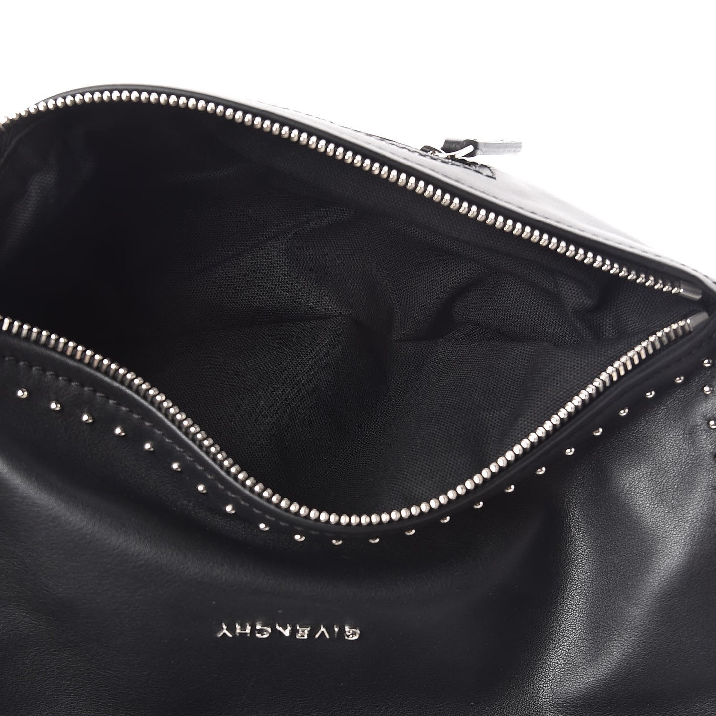 Calfskin Studded Medium Pandora Black