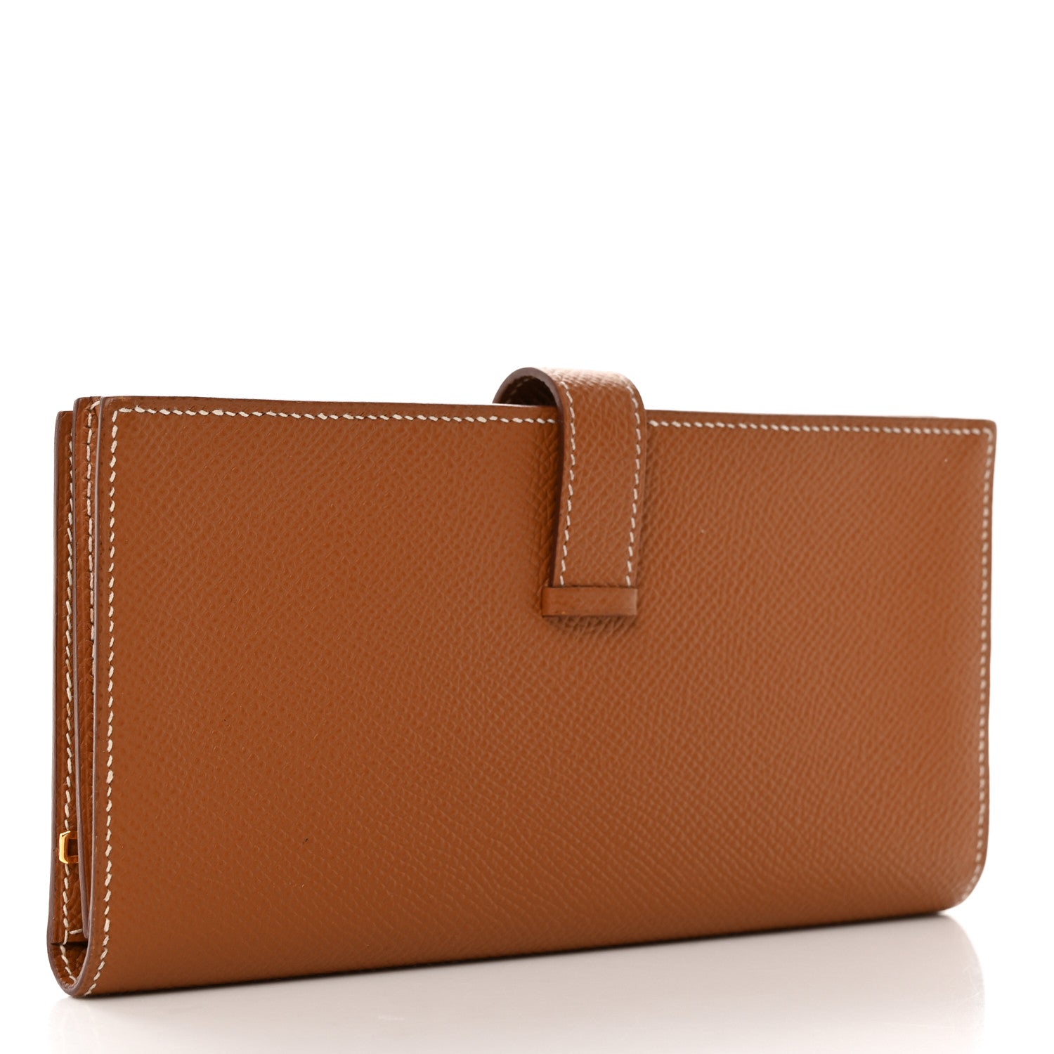 Hermes Epsom Bearn Gusset Wallet Gold 3 of 10