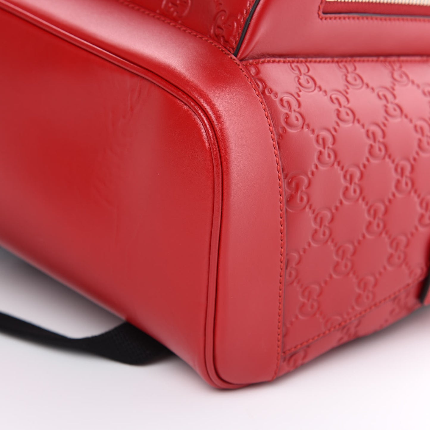 Guccissima Signature Day Backpack Hibiscus Red