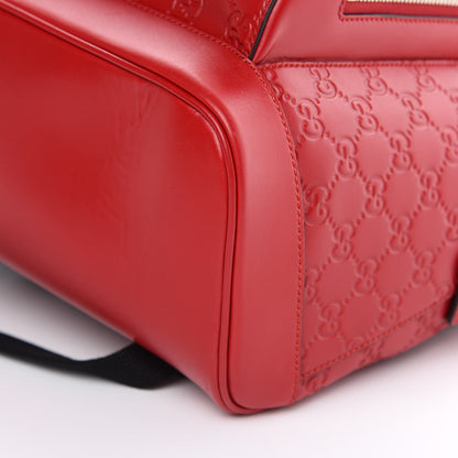 Gucci Guccissima Signature Day Backpack Hibiscus Red 9 of 12