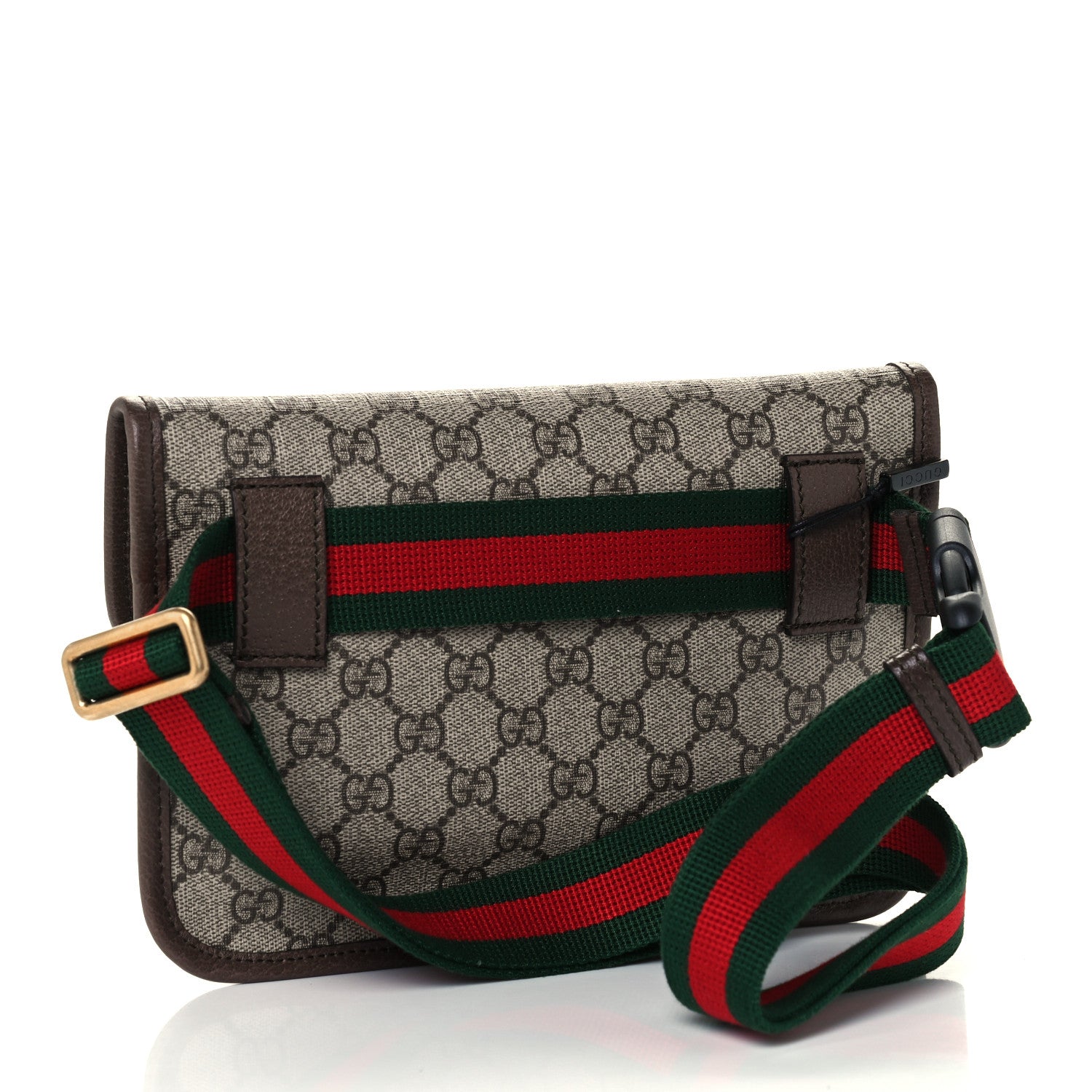 Gucci GG Supreme Monogram Neo Vintage Web Belt Bag Brown 3 of 12