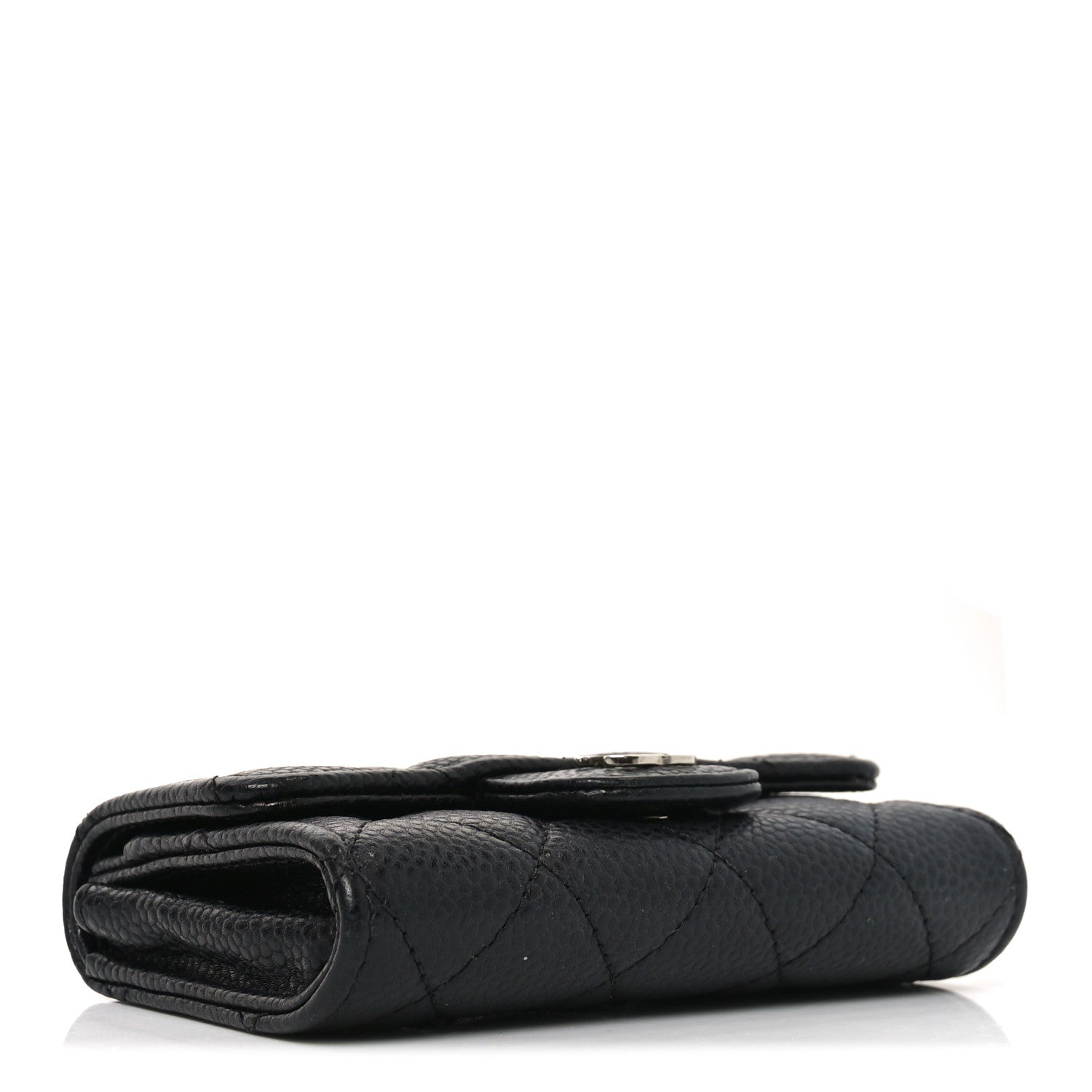 Chanel Caviar Quilted Flap Card Holder Black 4 of 8