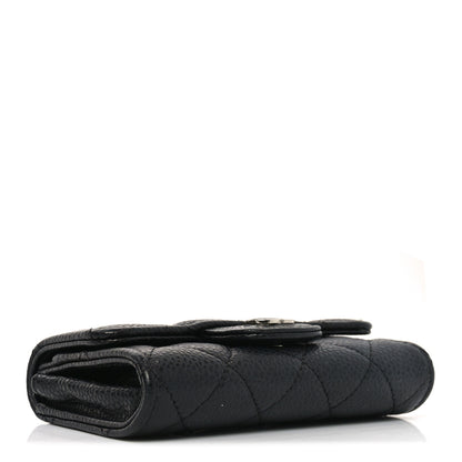 Chanel Caviar Quilted Flap Card Holder Black 4 of 8