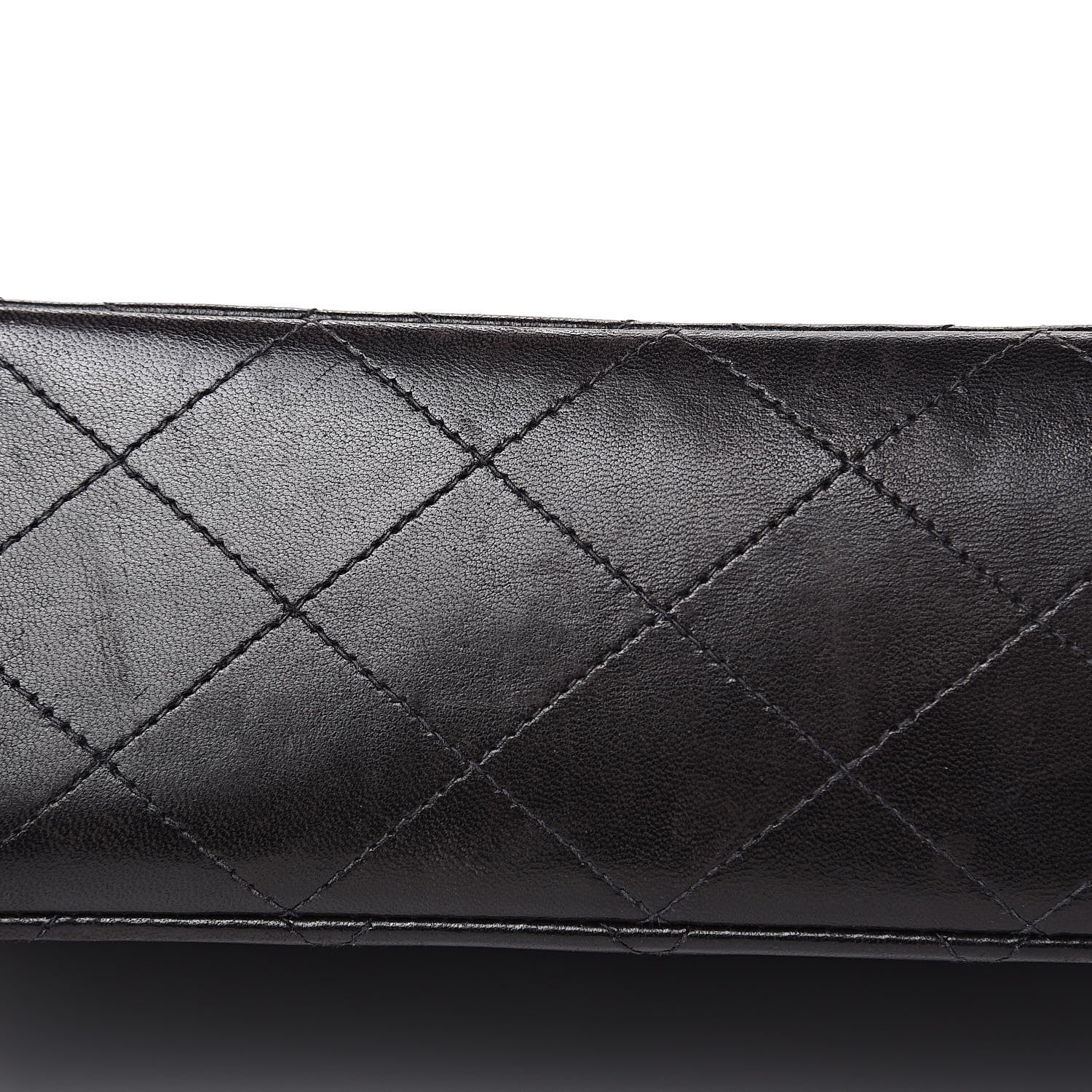 Chanel Lambskin Quilted Medium Double Flap Black 14 of 20