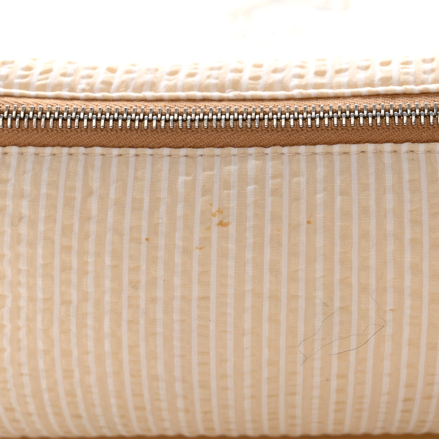 Printed Cotton Embroidered Medium Toogo Cabriole Case Biscuit