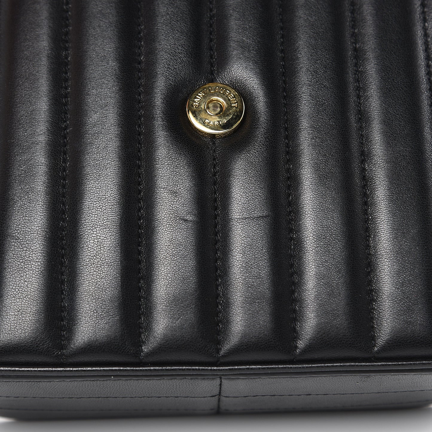 Lambskin Matelasse Monogram Medium Vicky Chain Bag Black