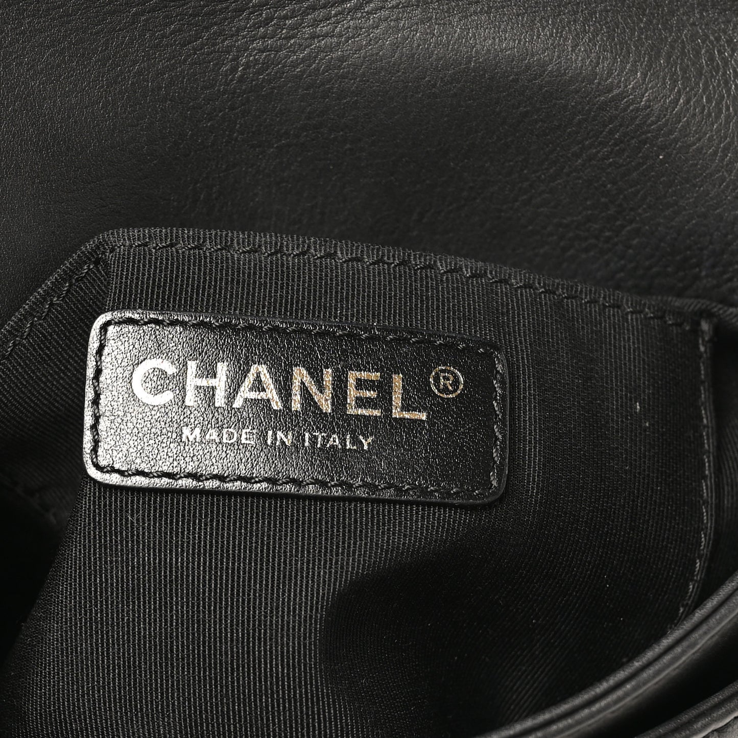 Calfskin Quilted Top Handle Flap Black