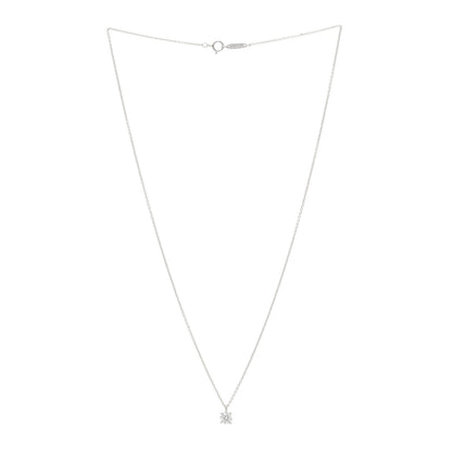 Tiffany Platinum Diamond .52ct Solitaire Pendant Necklace 3 of 5