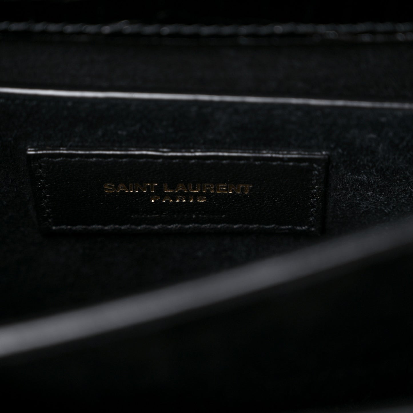 Calfskin Crocodile Embossed Medium Monogram Sunset Black