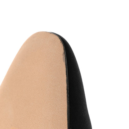 Chanel Tweed Grosgrain Cap Toe CC Slingback Pumps 38 Pink Black 13 of 13