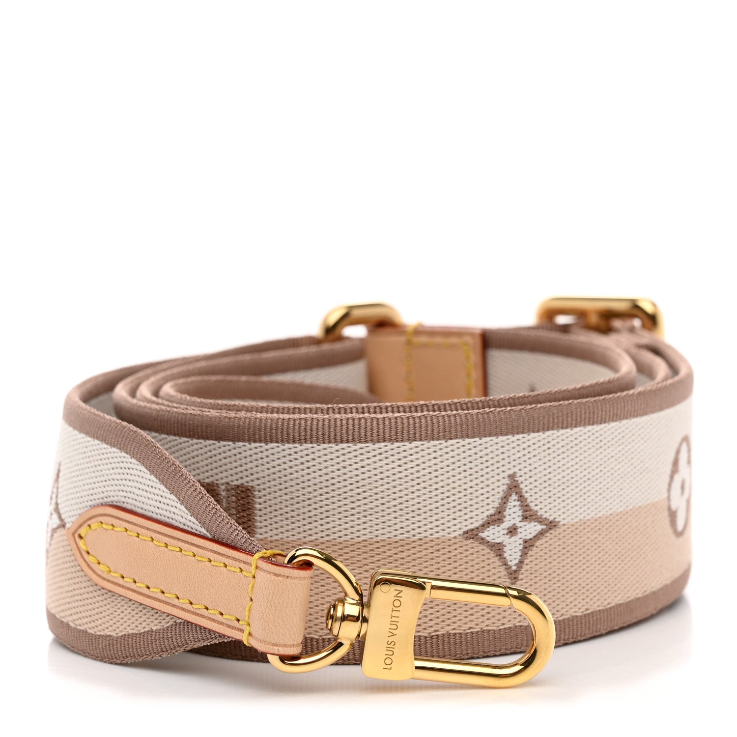 Louis Vuitton Jacquard Speedy Bandouliere 20 Shoulder Strap Beige 1 of 4
