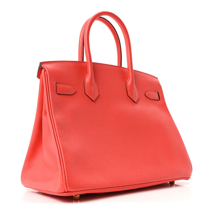 Hermes Epsom Birkin 30 Rouge Pivoine 3 of 10