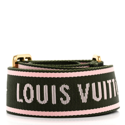 Louis Vuitton Nylon Bandouliere Shoulder Strap Kaki 2 of 6