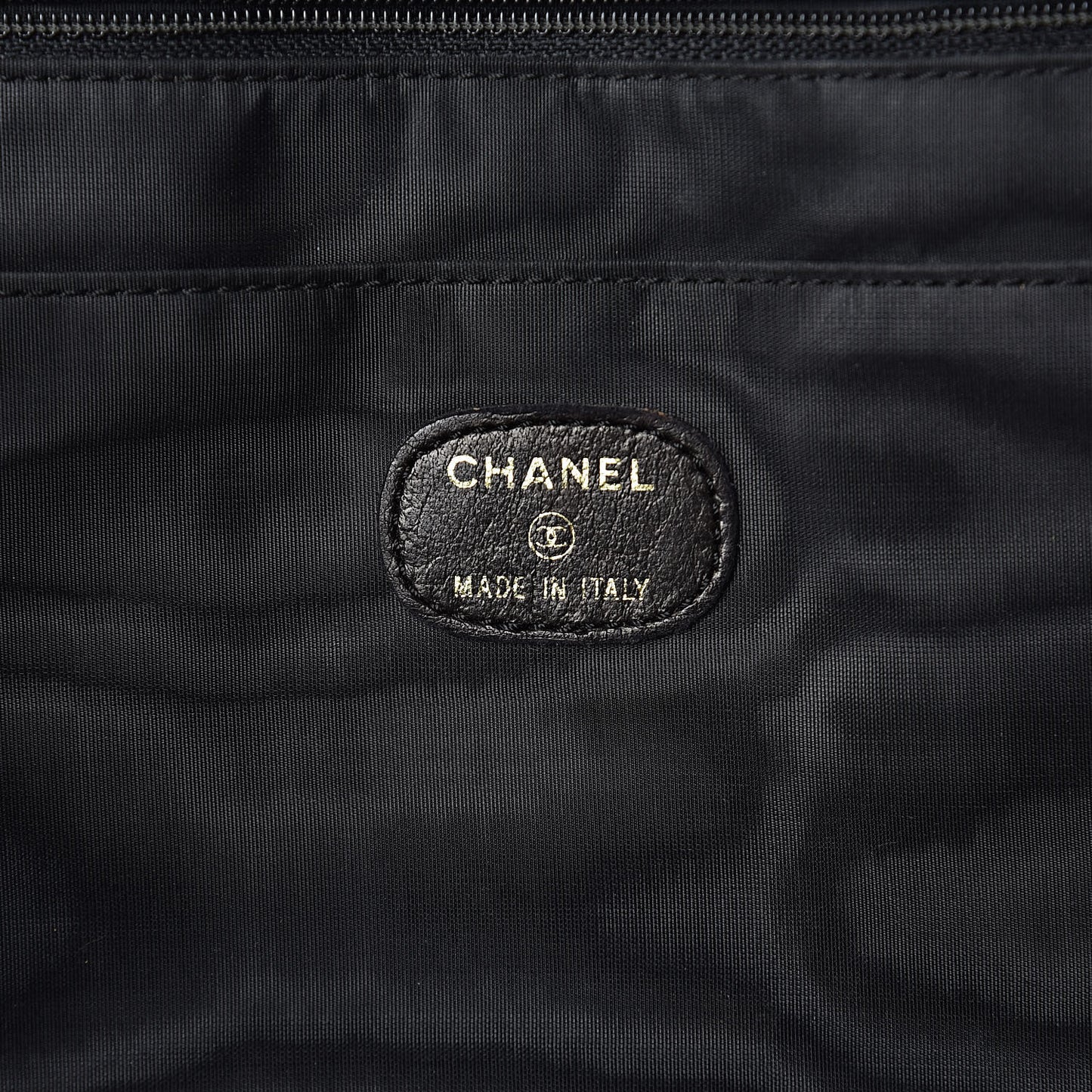 Caviar Large CC Shoulder Bag Black